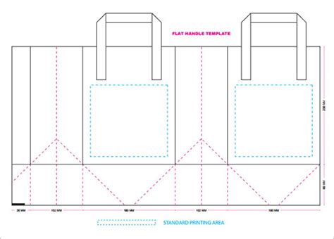 Paper Handbag Template