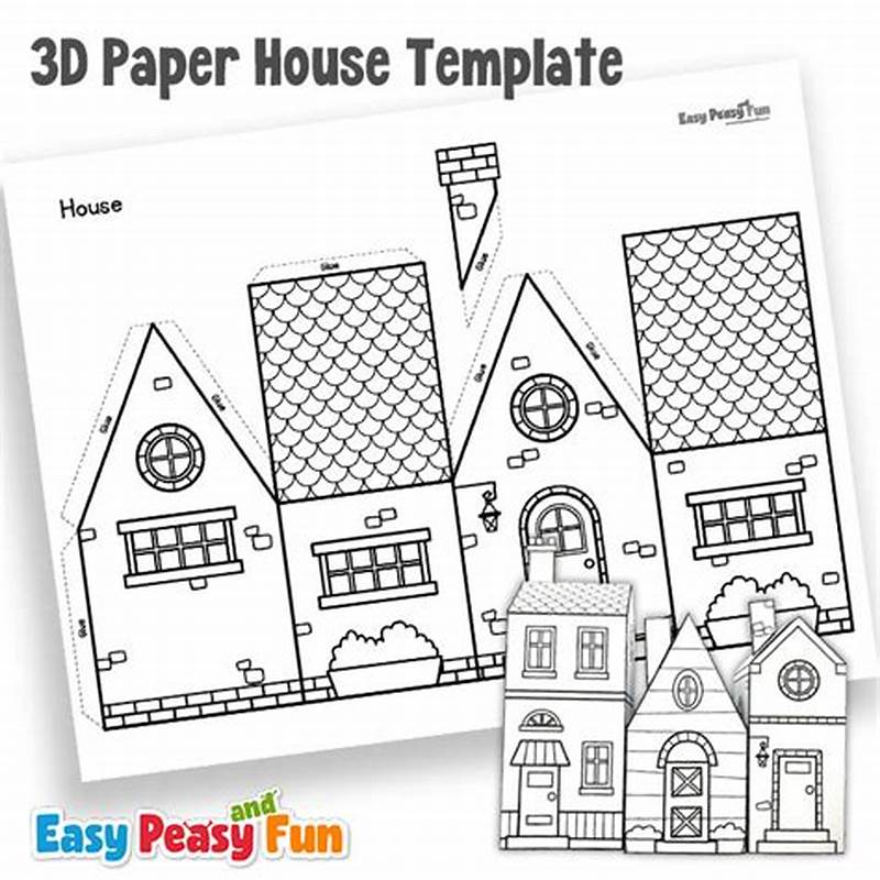 Paper House Pattern