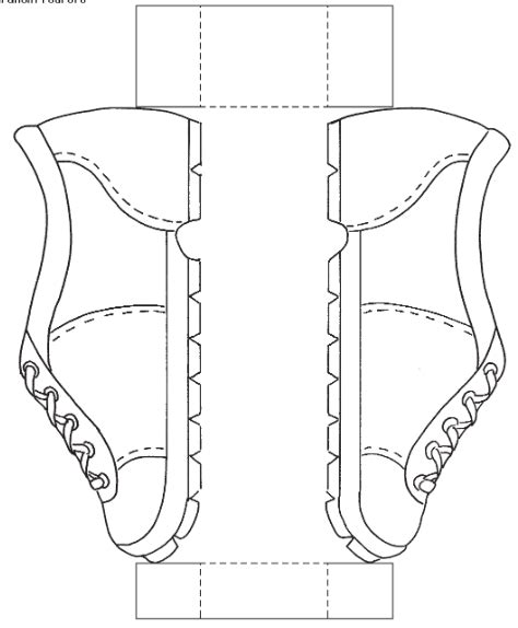 Paper Shoe Template
