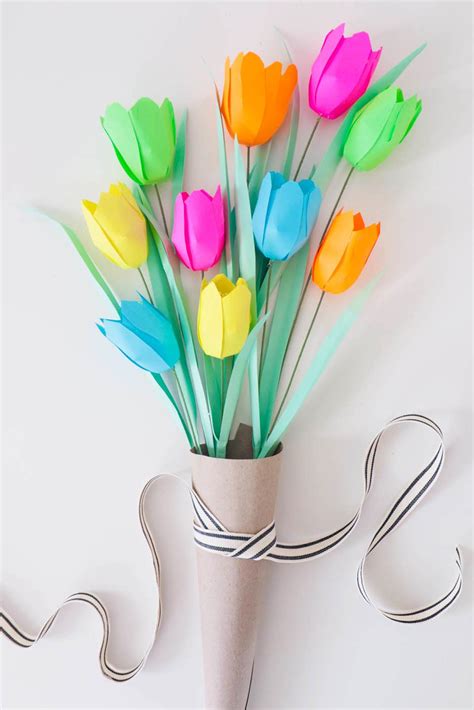 Paper Tulips Template