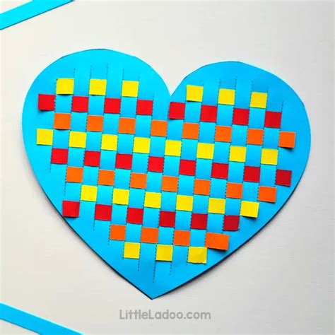 Paper Weaving Heart Template