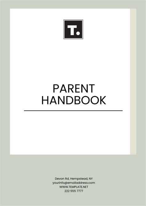 Parent Handbook Template