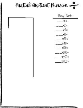 Partial Quotient Template