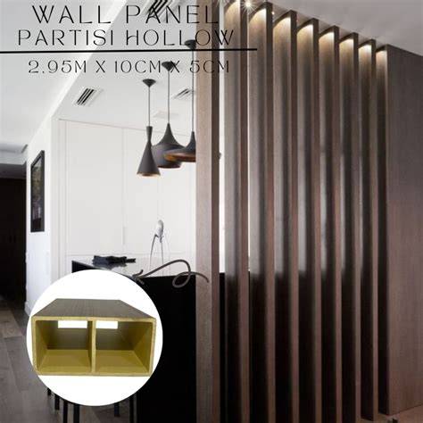 Partisi PVC Minimalis Elegan Berlubang