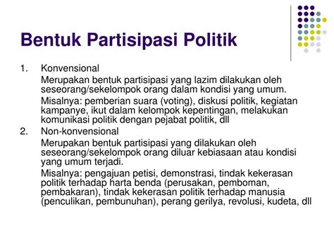 Partisipasi Politik