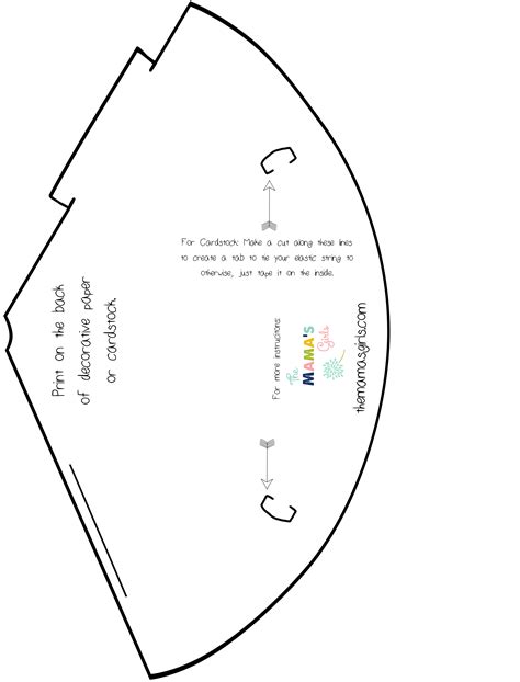 Party Hat Template Printable