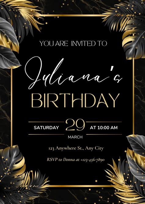 Party Invitation Templates Free