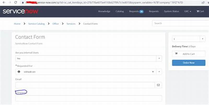 Pass Variable In To Catalog Item Script