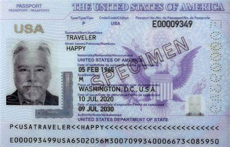 Passport example