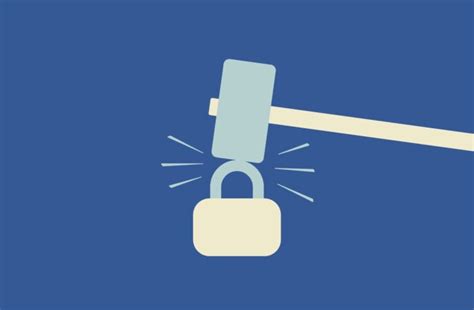 Password being cracked with a hammer