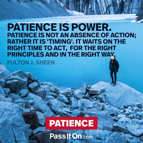 Patience and Timing