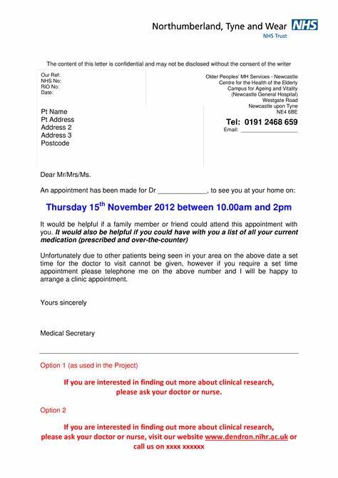 New of appointment xxvi letter form 705