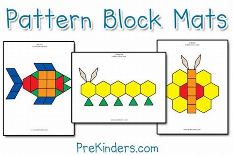 Pattern Block Design Cards Free Printable