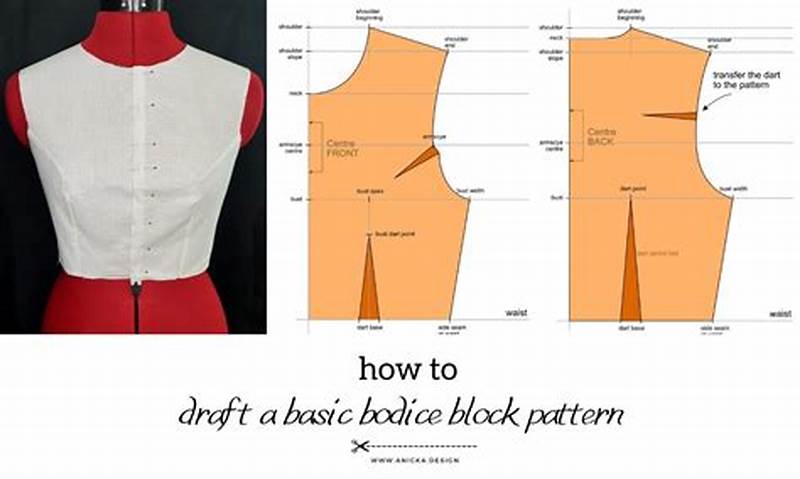 Pattern Drafting Basic Bodice Block Measurements