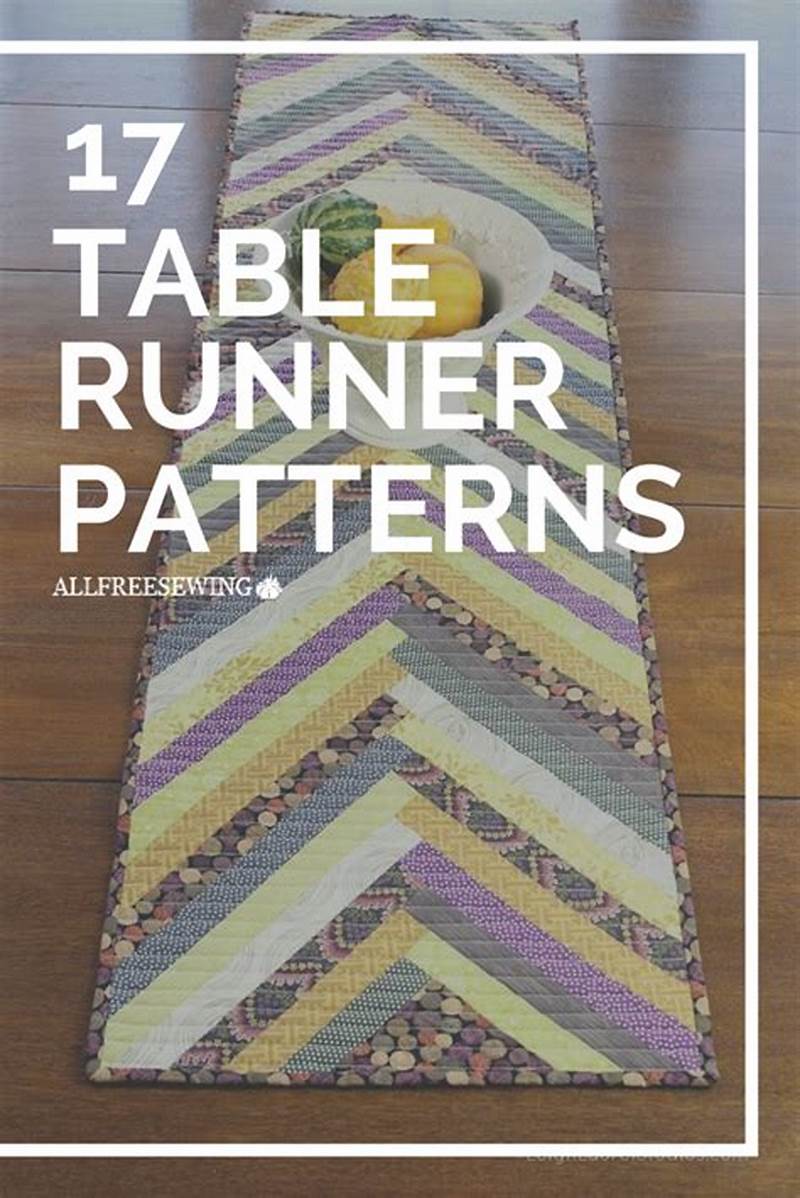 Pattern For A Table Runner