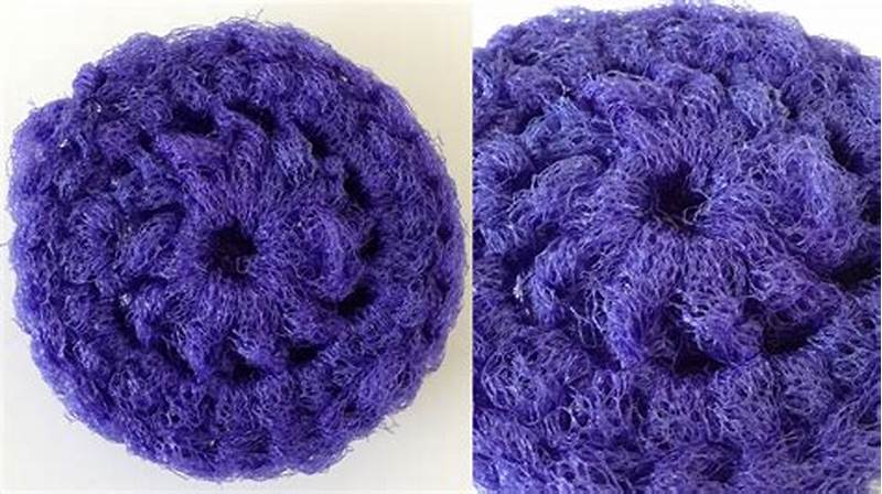 Pattern For Crocheted Scrubbies From Nylon Net