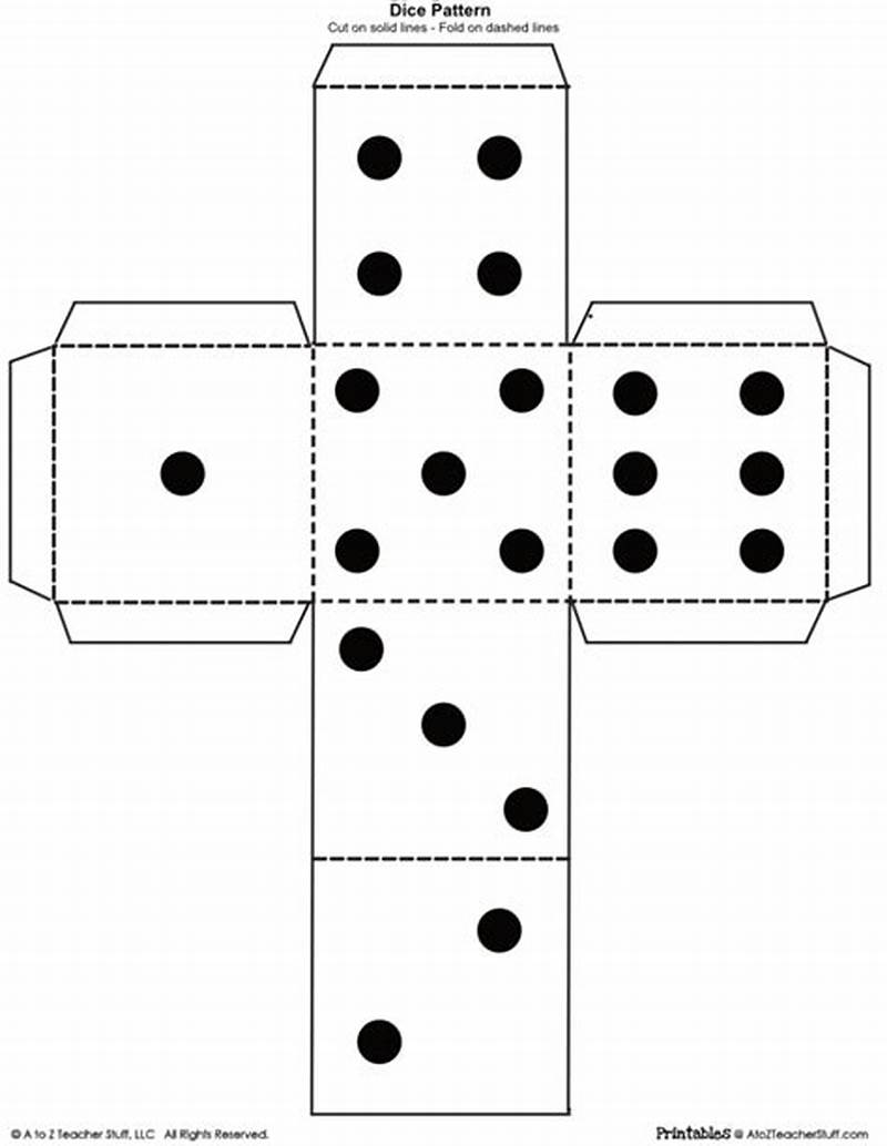 Pattern For Dice