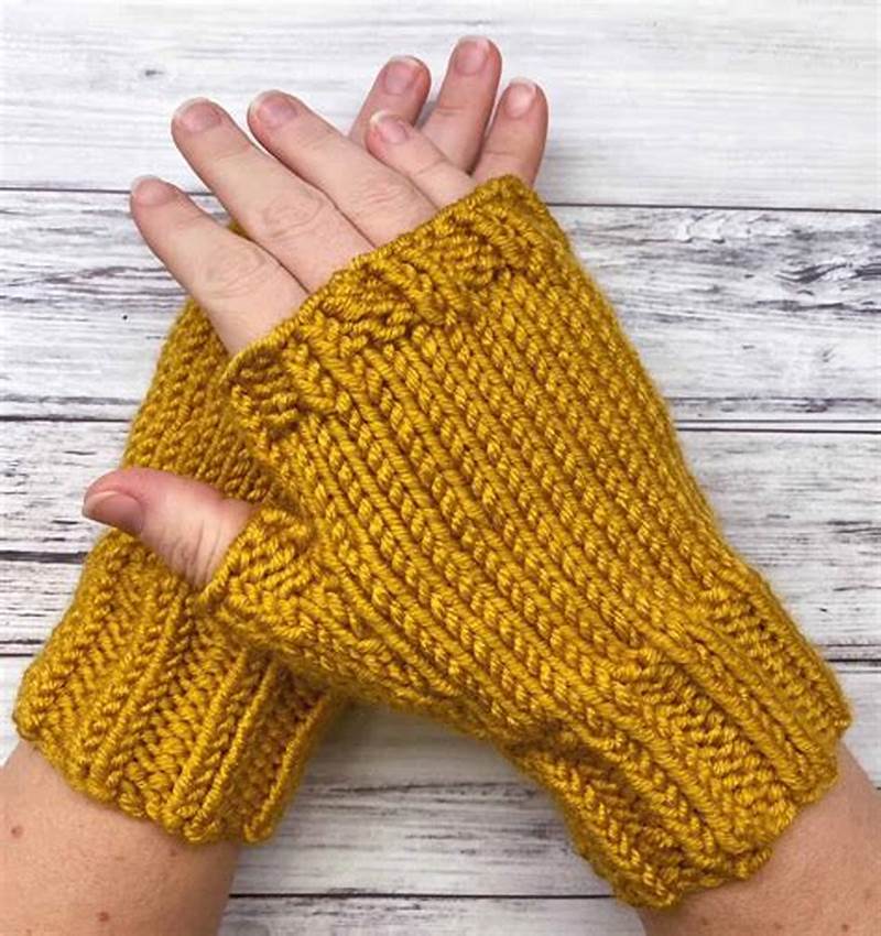 Pattern For Fingerless Mitts