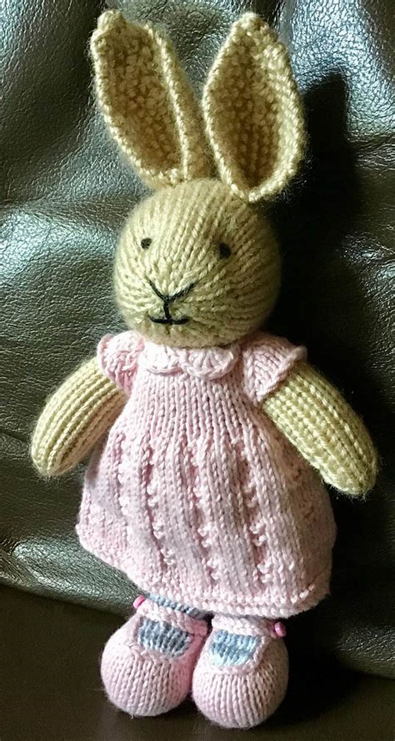 Pattern For Knitted Rabbit