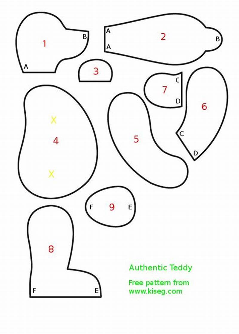 Pattern For Memory Bear