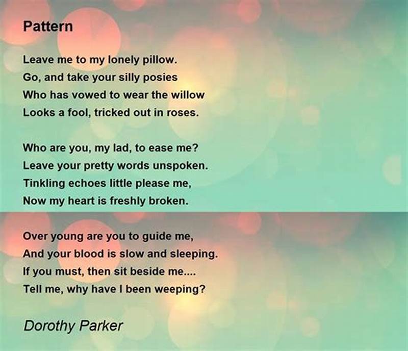 Pattern In Poem