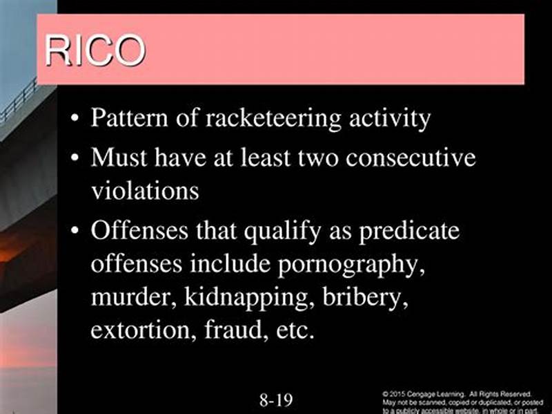 Pattern Of Racketeering Activity