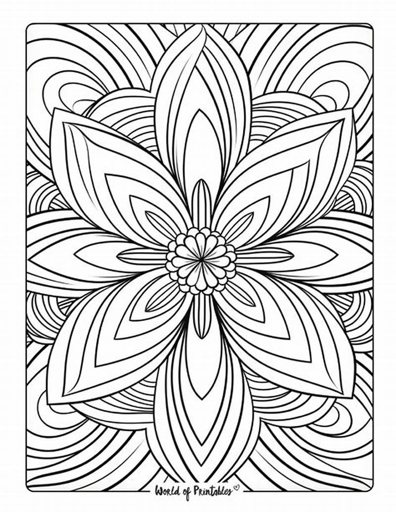 Patterned Coloring Pages