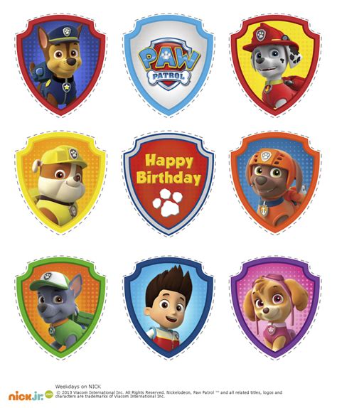 Paw Patrol Birthday Printables