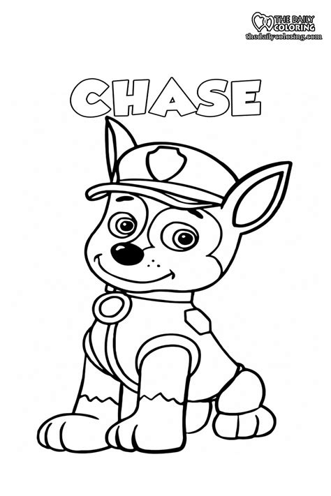 Paw Patrol Coloring Pages Printable Free