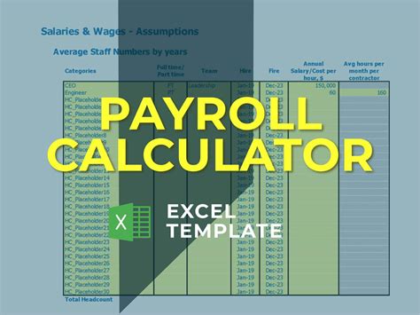 Payroll Calculator Spreadsheet