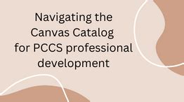 Pccs Course Catalog