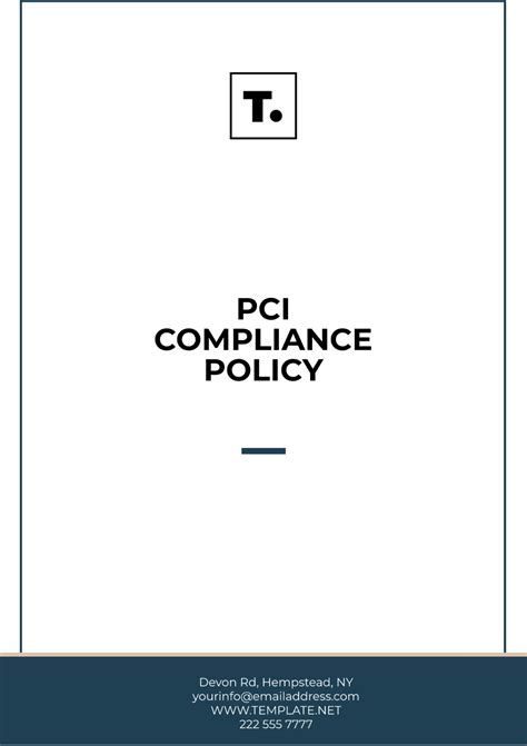 Pci Policy Template