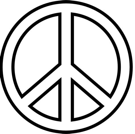 Peace Sign Template