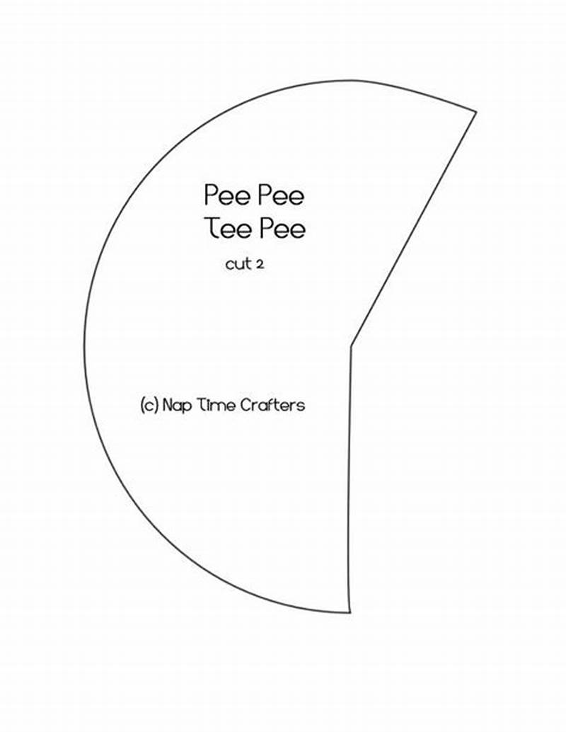 Pee Pee Teepee Pattern