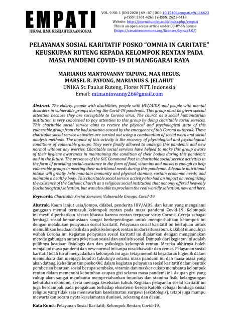 Pelayanan Sosial GBI