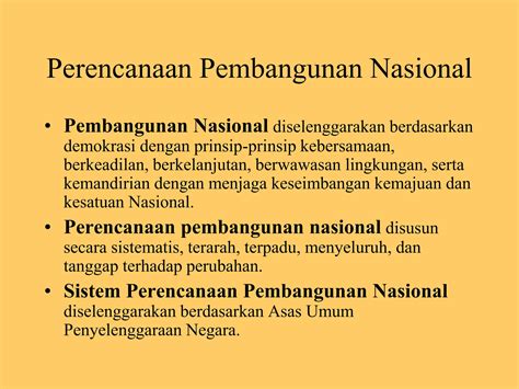Pembangunan Nasional