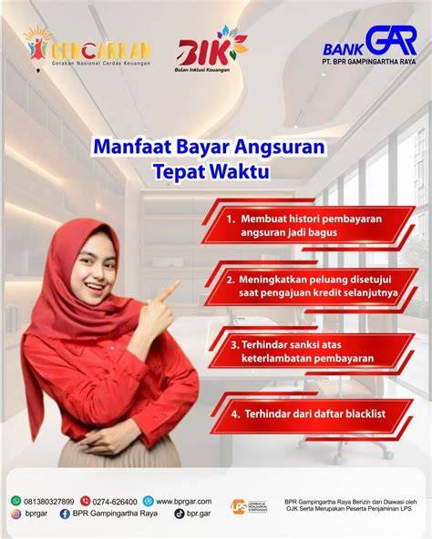 Pembayaran Bunga/Sewa Modal Tepat Waktu