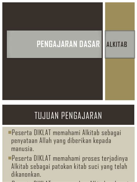 Pengajaran Alkitab Formal