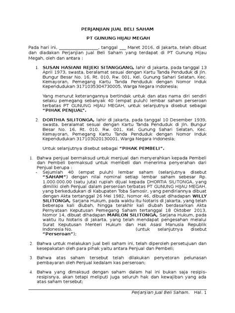 Pengalihan Saham