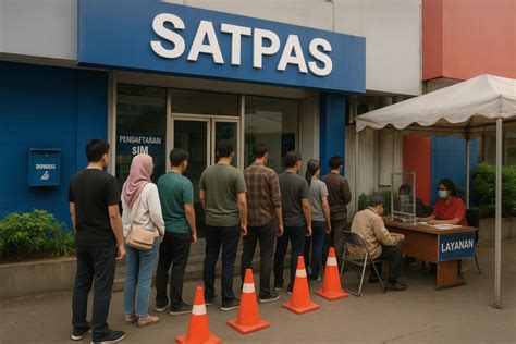 Pengambilan SIM di Satpas