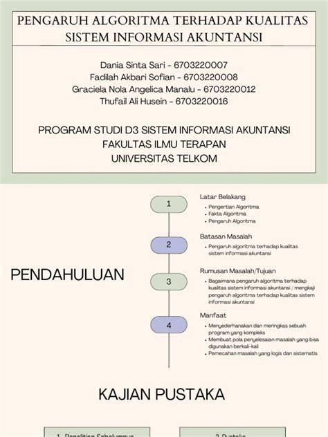 Pengaruh pada Algoritma