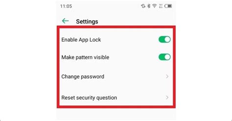 Pengaturan App Lock