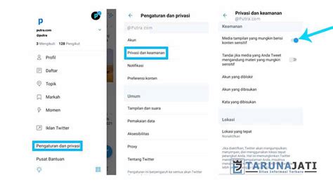 Pengaturan Twitter