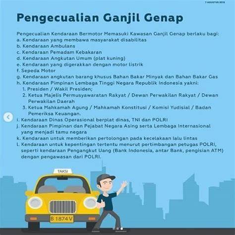 Pengecualian Ganjil Genap