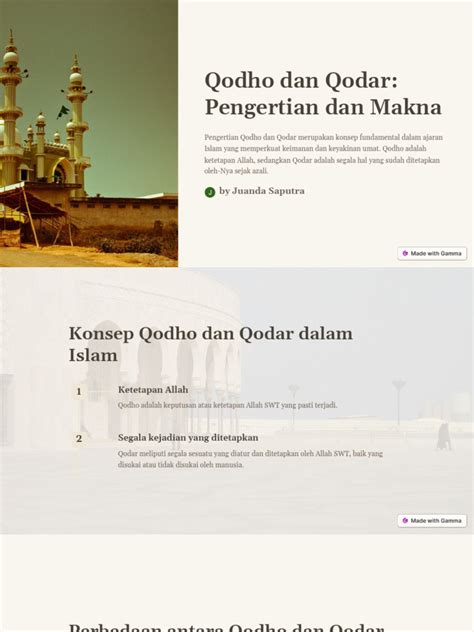 Pengertian Qodar