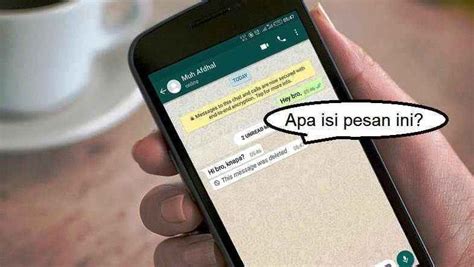 Penggunaan buruk fitur pesan dihapus di WhatsApp Indonesia