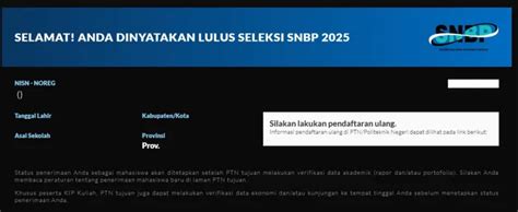 Lulus SNBP 2025? Cek Pengumuman & Linknya di Sini!