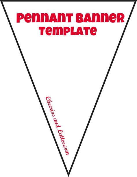 Pennant Banner Template