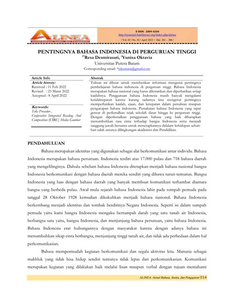 Pentingnya Bahasa