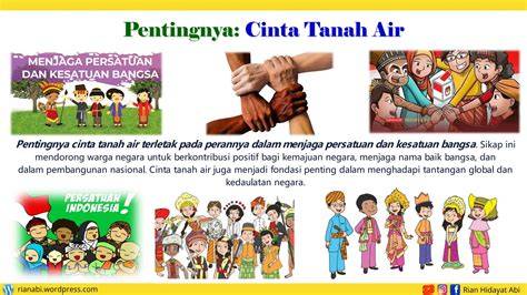 Pentingnya Cinta Tanah Air
